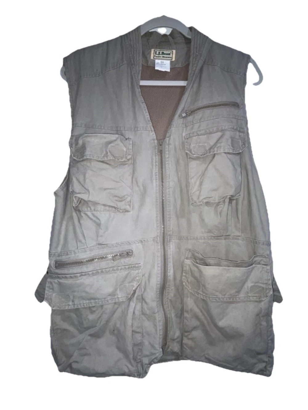 L L Bean Men’s Fishing Hiking Vest Medium Vintage Utility